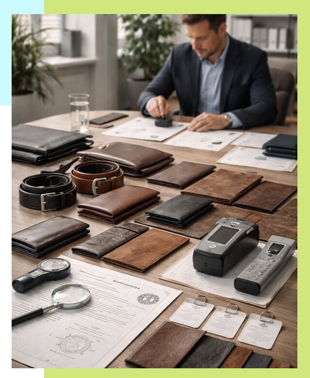 Сертификация кожаных изделий в Тихорецке от 12368 р. | Алешин-Тхр