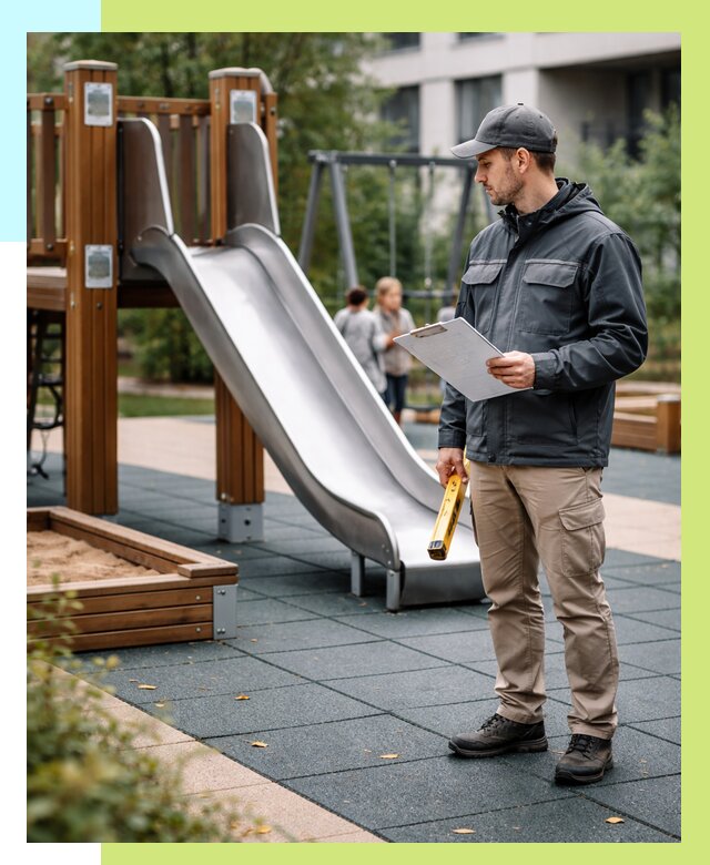 Сертификация детских площадок в Тихорецке от 25768 р. | Алешин-Тхр