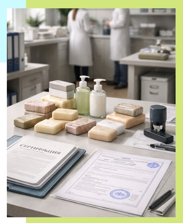 Сертификация мыла и сертификат на мыло в Тихорецке от 12368 | Алешин-Тхр