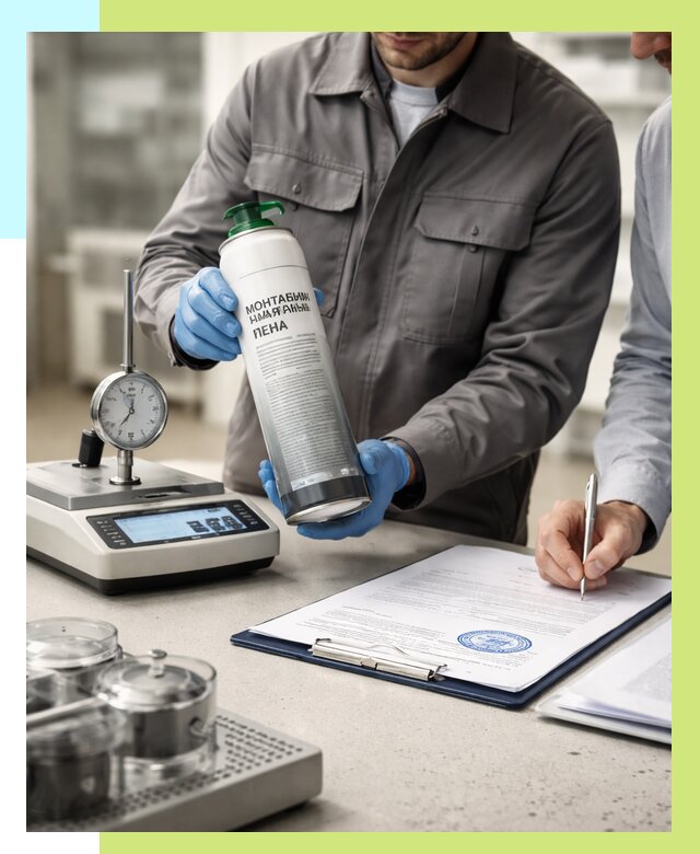 Сертификация монтажной пены в Тихорецке от 15461 р. | Алешин-Тхр