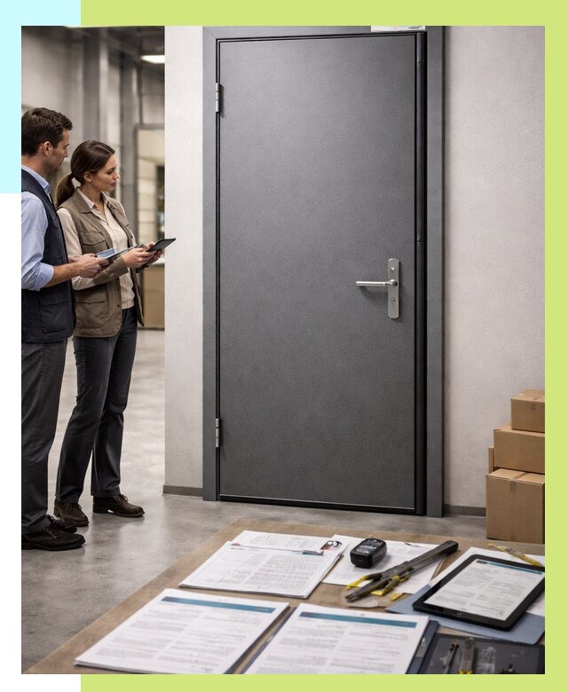 Сертификация противопожарных дверей в Тихорецке от 9276 р. | Алешин-Тхр