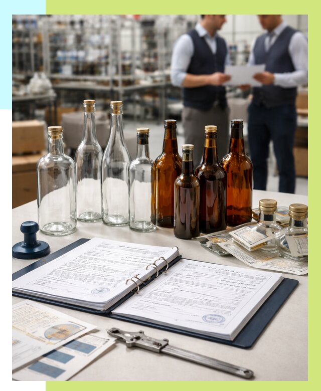 Сертификация стеклянных бутылок в Тихорецке от 25768 р. | Алешин-Тхр