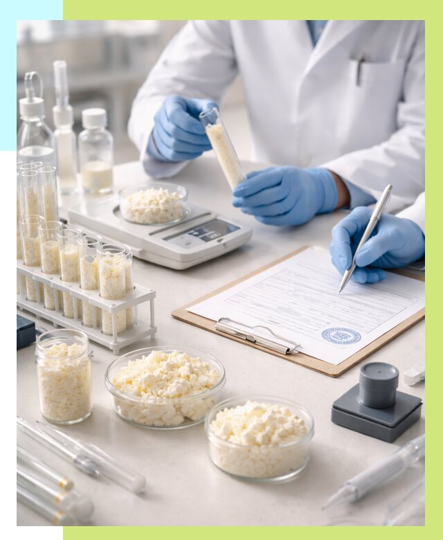 Сертификация творога в Тихорецке от 12368 р. под ключ | Алешин-Тхр