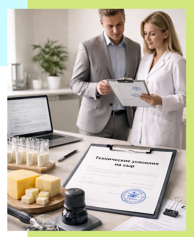 ТУ на сыры в Тихорецке срочно от 12368 р. — оформление | Алешин-Тхр