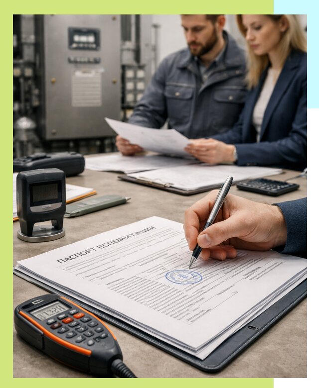 Оформление паспорта эксплуатации оборудования в Тихорецке