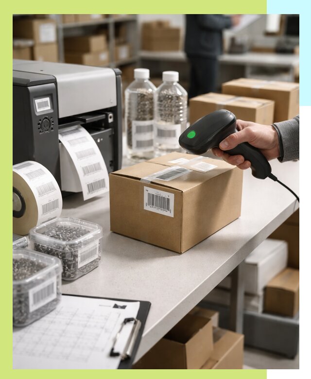 Штрихкодирование продукции и маркировка для продажи в Тихорецке