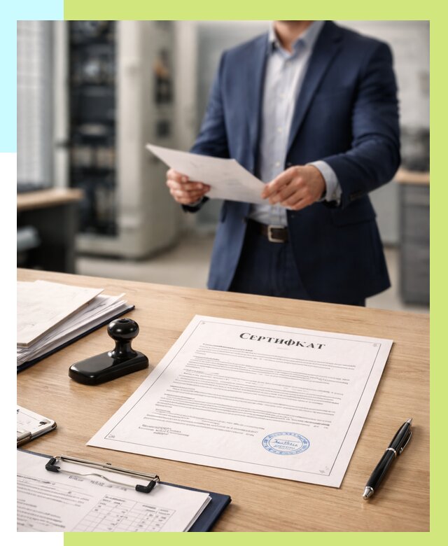 Сертификат на оборудование в Тихорецке от 15461 р. | Алешин-Тхр