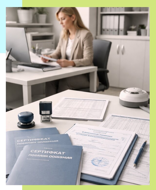 Сертификаты пожарной безопасности в Тихорецке от 15461 р. | Алешин-Тхр