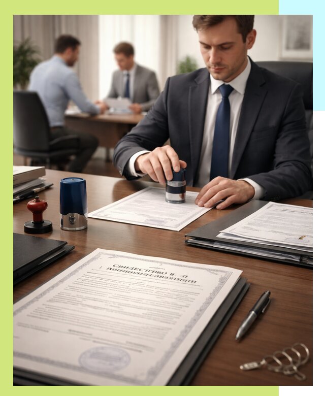 Оформление свидетельства о государственной регистрации в Тихорецке