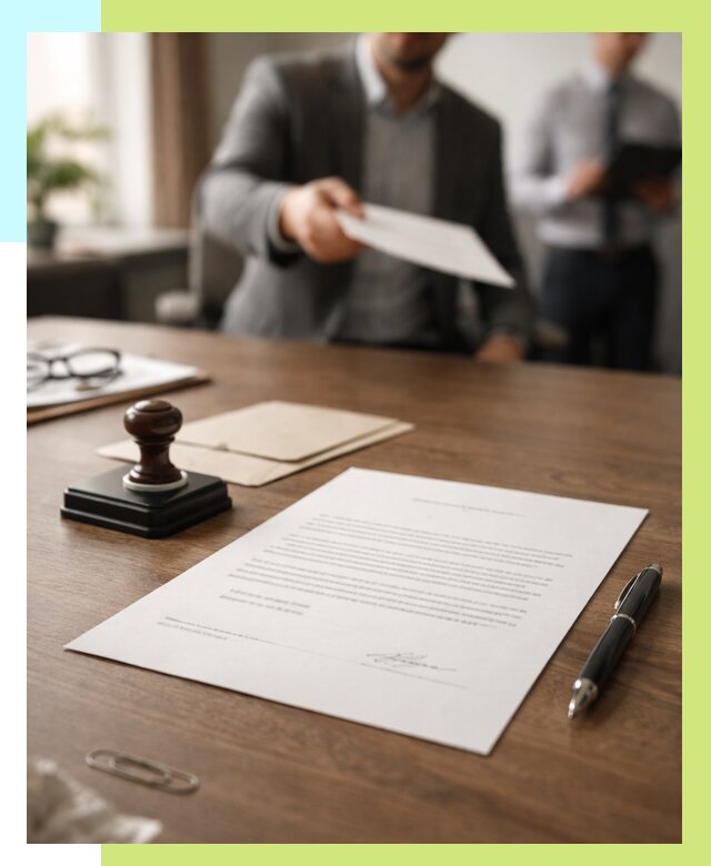 Отказное письмо по сертификации в Тихорецке от 3607 р. | Алешин-Тхр