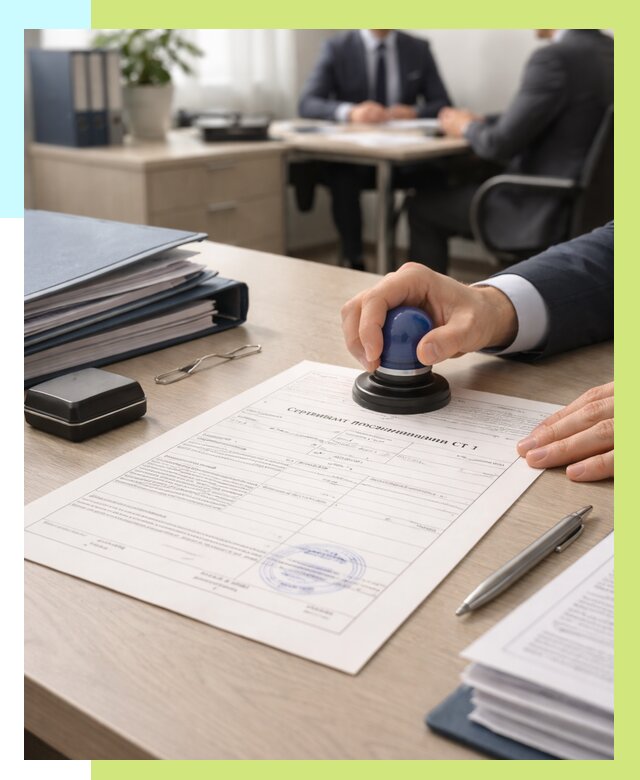 Сертификат происхождения СТ 1 в Тихорецке от 4638 р. | Алешин-Тхр