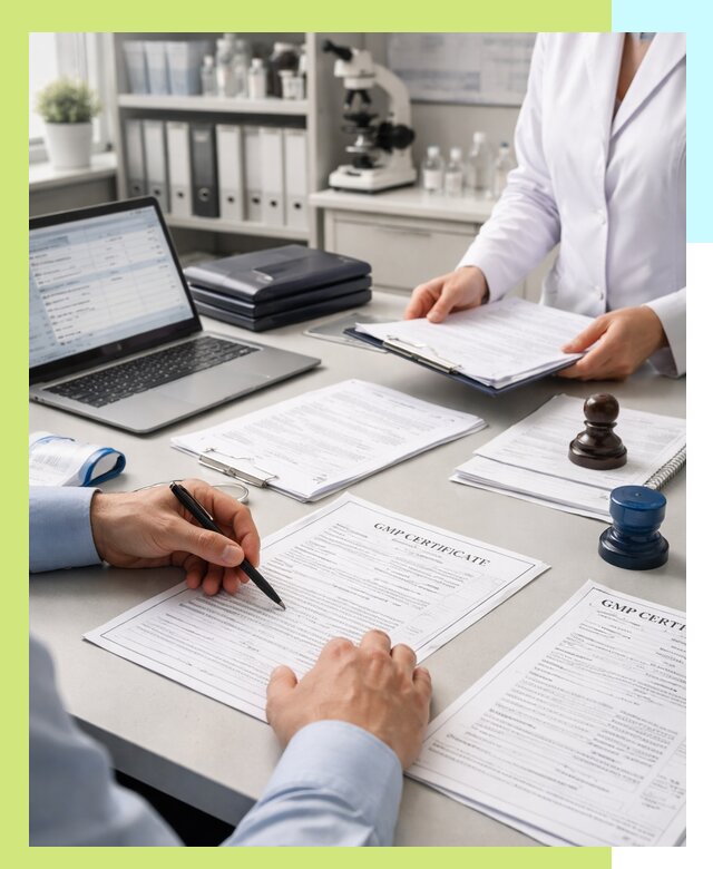 Оформление сертификата GMP в Тихорецке для фармпроизводства