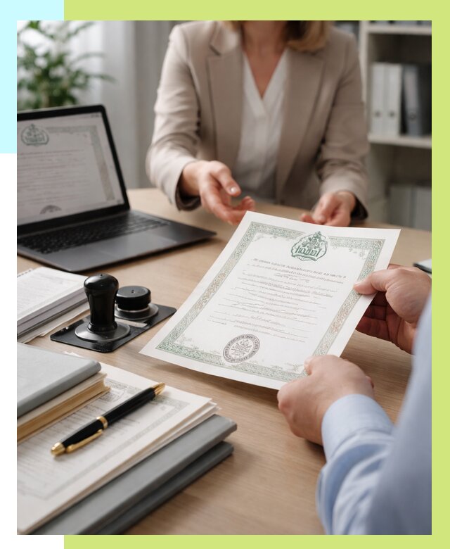 Халяль сертификат в Тихорецке, получить от 15461 р. | Алешин-Тхр