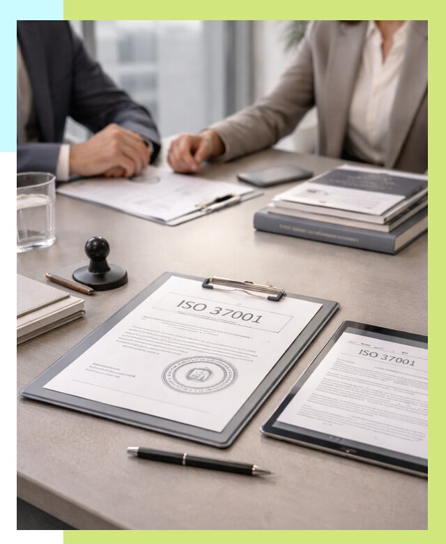 Сертификат ISO 37001 в Тихорецке оформить от 123684 р. Алешин-Тхр