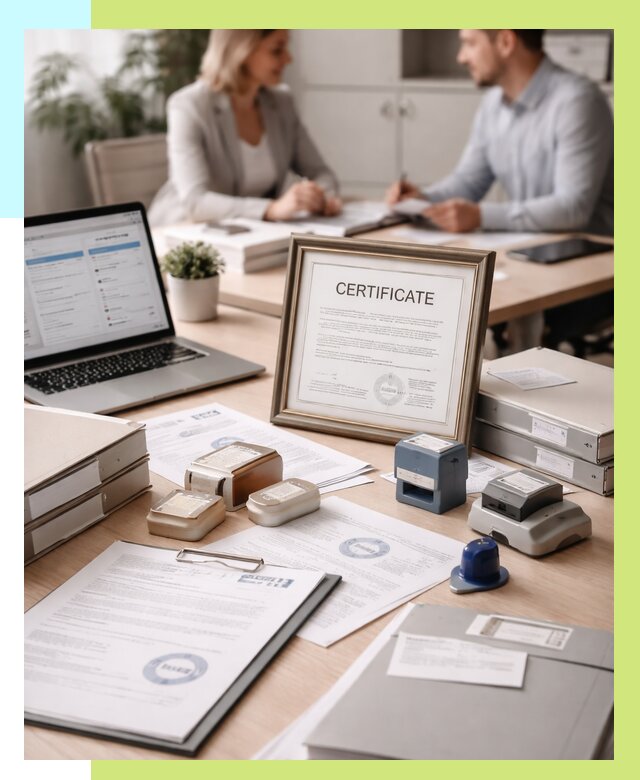 Сертификация компании в Тихорецке от 46382 р. | Алешин-Тхр — заказ